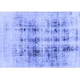 thumbnail image 1 of Ahgly Company Machine Washable Indoor Rectangle Abstract Blue Modern Area Rugs, 5' x 7', 1 of 4