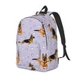 thumbnail image 1 of Balery German Shepherd Dog Mochila Clásica Impresa Básica para Viaje, Mochila Escolar Resistente al Agua, Mochila de Lona con Correas Ajustables-Medium, 1 of 5