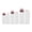 White, variant on ToppiJoy 6 PCS Metal Square Display Pedestal Stand, Cuboid Pedestals Display Plinth Pillars for Birthday Party Wedding (White)