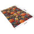 thumbnail image 4 of Pioneer Flower Blanket,Comfortable Soft Flannel Throw Blanket,All Season,Warm Lightweight Blankets for Sofa Bed Couch Living Room Chair,40"x50"(100x130cm), 4 of 4