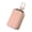 Pink, variant on Leather Key Holder Bag with Hook Double Layer Key Case Car Key Holder Wallet for Men Women Keychain