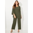 thumbnail image 2 of Catherines Women's Plus Size Luminary 3-Piece Pant Suit, 2 of 6