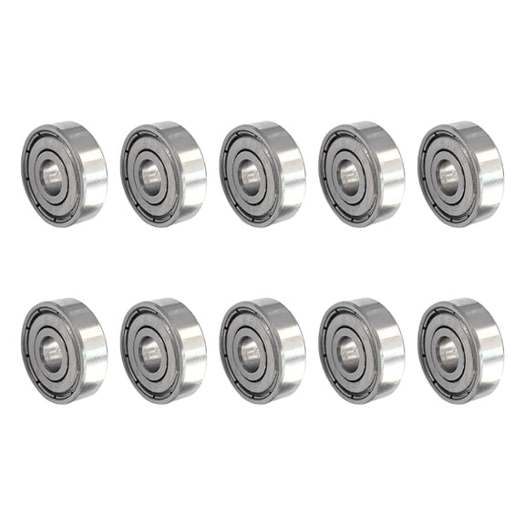 10pcs Inline Roller Skate Bearing 6x19x6mm 626zz Roller Skate Wheel Bearings Replacement Miniature Ball Bearings for Door Window