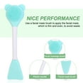 thumbnail image 3 of 2 pcs Silicone Facial Mask Applicator Brushes,Double-headed Multifunctional Facial Mask Beauty Tool, 3 of 5