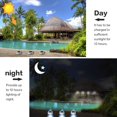 thumbnail image 2 of Luz solar para cubierta, luz LED para caminos, luz para muelles con energía solar, señal impermeable IP68 para exteriores, utilizada para escalones, aceras, escaleras, botes, jardín, pasarelas en el suelo, patio (amarillo, 1 bolsa) BR Rojo Verde, 2 of 5