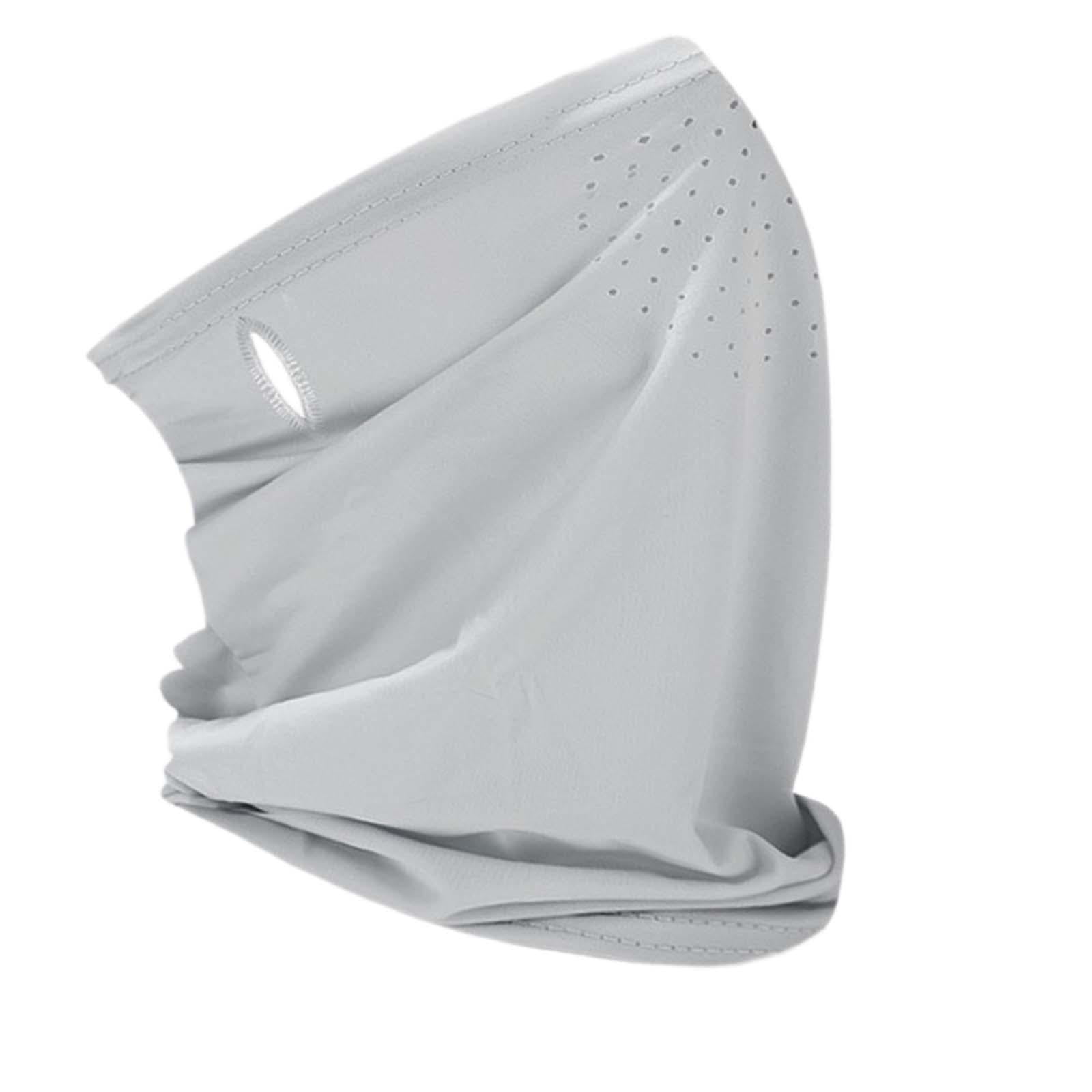 Fzaqwen Face Mask Covering Sun Protection Lightweight Balaclava Breathable Reusable Neck Light Gray