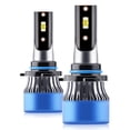 thumbnail image 1 of Yeacher 2Pcs IP68 Waterproof Car LED Headlight Bulbs LED Driving Lamp All-in-one Conversion Kit 50W, 1 of 8