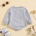 thumbnail image 4 of aDJFDGT Winter Clothes Baby Boys Girls Long Sleeve Rugby Football Letter Prints Pullover Romper Bodysuits, 4 of 6