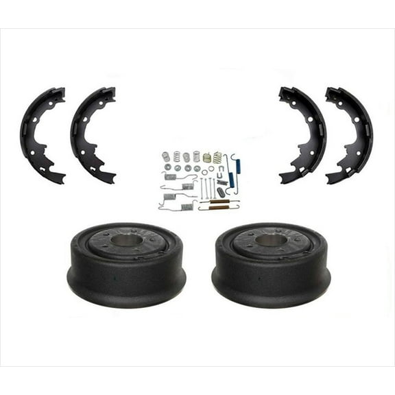 Rear Brake Drum Brake Shoes & Springs 4pc Kit for Jeep Wrangler 01-06