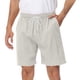 thumbnail image 1 of pstuiky Pantalones cortos deportivos para hombre, Pantalones cortos de verano para hombre, informales y cómodos, con bolsillo y cintura elástica y cordón ajustable., 1 of 6