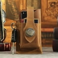 thumbnail image 2 of Étui Multifonction en Cuir Portable avec Clip Ceinture pour Course Gym Exercice, Marron, 2 of 7