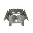 thumbnail image 1 of Outdoor Camping Alcohol Stoves Rack Portable Stainless Steel Alcohol Furnace Frame Windshield Multifunctional Picnic BBQ Cooking Accessory Fire Burn Pit Stand Wind Screen, 1 of 8