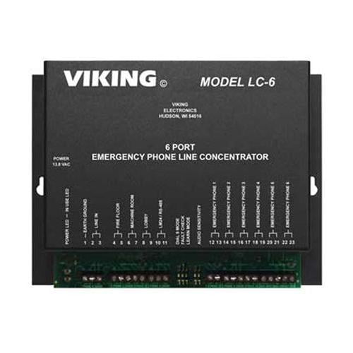 VIKING LC-6 6 PORT LINE CONCENTRATOR FOR EMERGENCY