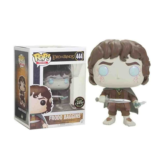 FunkoH: Lord of the Rings Frodo Glow in the Dark Chase #444 Vinyl Toys Action Figures POP! with plastic protector
