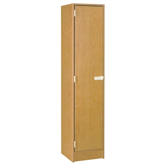 ID Systems Single Locker Storage, Locking Door, 72" High Upper and Lower Shelves-16" D x 18" W x 72" H