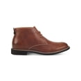 thumbnail image 3 of TOMMY HILFIGER Mens Brown Comfort Gervis Round Toe Block Heel Lace-Up Chukka Boots 8, 3 of 4