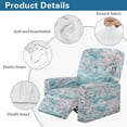 thumbnail image 5 of Kuiaobaty Marble Cherry Blossom Reclining Sofa Slipcover Breathable Recliner Chair Cover Large with Side Pocket Stretch Reclining Slipcover Elastic Recliner Couch Cover for Pets Kids, 5 of 8