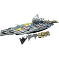 thumbnail image 6 of Toy Essentials 33" Aircraft Carrier Playset, 18 Fighter Jets, Military Vehicles, Plastic, 6 of 6