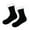 Black, variant on SwiftWear Slipper Socks for Women/Girls Non Slip Warm Floor Socks with Grippers Thick Fuzzy Lined Socks Christmas Gifts