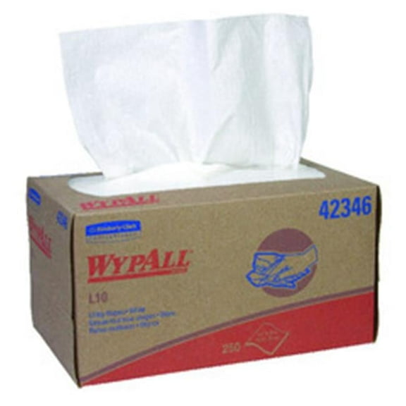 Kimberly Clark Kc  L10 Lightweight Utility Wipes - White