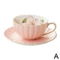 thumbnail image 6 of Tea Cup With Saucer, British Coffee Cups, Tea Cup Set, Porcelain Tea Set, Cappuccino Cups, Latte Cups For Women And Tea Parties, 6 of 6