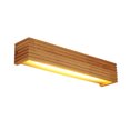 thumbnail image 1 of Apliques de luz de pared LED Lámpara de pared de madera para interiores Lámpara de luz cálida para dormitorio Sala de estar Oficina Pasillo (35 cm) brillar Electrónica, 1 of 5
