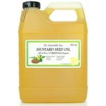 Dr Adorable - 32 oz - Mustard Seed Oil - Unrefined 100% Pure Organic Cold Pressed Natural