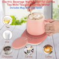 thumbnail image 3 of Coffee Mug With Lid Coffee Mug Warmer, 55 Temperature Control Ceramic Coffee Mug, Ceramic Smart Mug With Auto Shut Off Best Gift Idea, 3 of 4