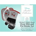 thumbnail image 2 of Disney Kitchen Neoprene Oven Mitt and Potholder Set with Hanging Loop - Non-Slip Heat Resistant Kitchen Accessories with Premium Insulation Ideal for Handling Hot Kitchenware - Mickey and Minnie Swing, 2 of 7