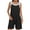 B-47 Black, variant on Black Jumpsuits Shortalls for Women Summer Fall Loose Fit Overall Crochet Flare Bell Bottom Plain Bootcut Leg Overalls Shortalls Shorts Rompers Ladies 2026 XL