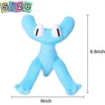 thumbnail image 5 of Fun For Kids With Dlishka Rainbow Friend Plush Plush Stuffed Animal Teal And Yellow Plush Doll Toy, 5 of 5