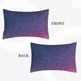 thumbnail image 2 of Daiia Violet Glitter Bedding Waterproof Pillow Protector Zippered Queen – Bed Bug Proof Pillow Encasement-20"x30", 2 of 6