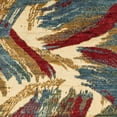 thumbnail image 1 of Ahgly Company Indoor Square Abstract Dark Sienna Brown Abstract Area Rugs, 3' Square, 1 of 6