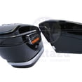 thumbnail image 5 of Mutazu Glossy Black ABS Plastic Motorcycle Bags with Red Reflectors for Motorcycles, 5 of 10
