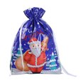 thumbnail image 1 of Wosthever Bolsa de dulces de Navidad con cordón para galletas, aperitivos, bolsa de embalaje, regalo de fiesta impreso de Navidad L Type3 NO3, 1 of 6