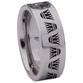 thumbnail image 3 of Pharaoh Tungsten Carbide Ring, 3 of 9