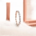 thumbnail image 4 of JEWELSBYASAILOR 2X4 MM / 2 MM Moissanite Band / 925 Sterling Silver Jewelry / Wedding Bridal Jewelry, 4 of 4