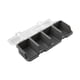 thumbnail image 2 of Organizador de tornillos, contenedor de almacenamiento dividido para garaje, contenedor para beber Gris, 2 of 9