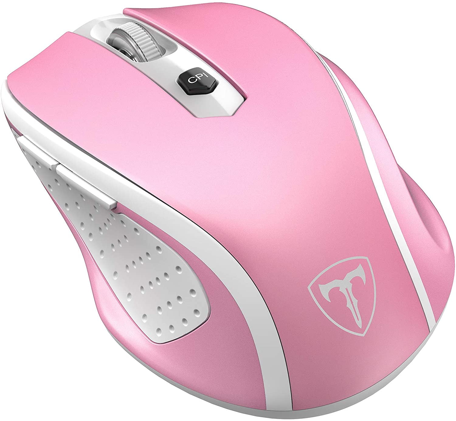 5 Adjustable DPI Levels MacBook VicTsing MM057 2.4G Wireless Portable Mobile Mouse Optical Mice with USB Receiver Pink Laptop 6 Buttons for Notebook Computer PC