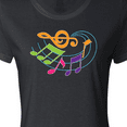 thumbnail image 4 of Inktastic Music Notes Musical Gift Women's T-Shirt, 4 of 5