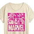 thumbnail image 3 of Marvel - Pink Character Valentine Characters - Women's Short Sleeve Graphic T-Shirt, 3 of 5