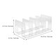 thumbnail image 2 of BESTYASH 2Ud Organizador Transparente Para Oficina Con Soporte Vertical Para Archivos Y Carpetas, 2 of 8