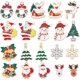 thumbnail image 1 of 1 caja de 40 piezas de 20 estilos de adornos de árbol de Navidad, adornos de Navidad, adornos de invierno, adornos de campana de Papá Noel., 1 of 9