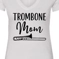 thumbnail image 4 of Inktastic Trombone Mom Band Parent Women's V-Neck T-Shirt, 4 of 5