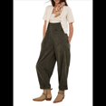 thumbnail image 3 of Mono Vaquero Holgado Informal Sin Mangas con Bolsillos Ajustable para Mujer Verde M, 3 of 7