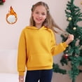 thumbnail image 2 of TIREOW Kid's Boys Girls Oversized Hoodies Soft Brushed Fleece Basic Pullover with Pockets Solid Color Sweatshirts Fashion Casual Outfits Fall Winter Y2k Clothes, 2 of 9