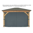 thumbnail image 5 of APEX GARDEN ​Replacement 4-sided Curtain for 11 ft. x 13 ft. Meridian Gazebo, 5 of 7