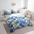 thumbnail image 3 of Homewish Rustic Farmhouse Floral Bedding Comforter Set 7-Piece, Vintage Mandala Art King Bedding Sets, Western Bohemian Style Reversible Bed Sheets, Super Cozy Room Decor, 3 of 7