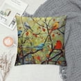 thumbnail image 2 of GOSMITH  Oil Painting Hundreds of Birds Mother's Day Holiday Birthday Gift Lumbar Throw Pillow Case Cushion Cover Outdoor Home Sofa Decorative, 2 of 5