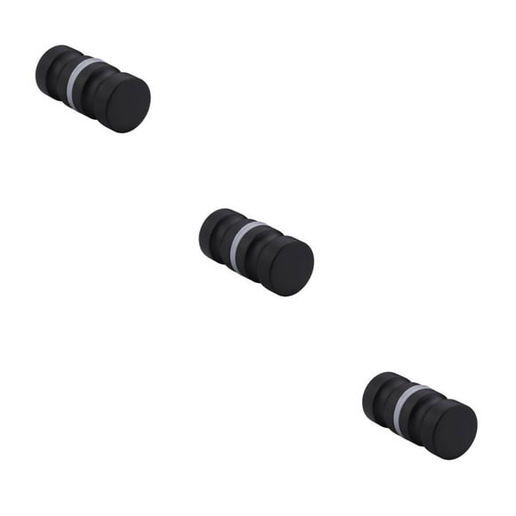 Yuarrent aleación de aluminio back-to-back tirador de la puerta de un solo vidrio manija de la puerta de la ducha manija del gabinete herrajes Type1 NO1